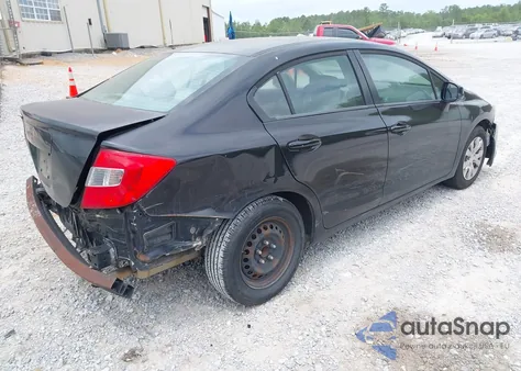 2012 Honda Civic Lx из США, поврежденный, VIN 2HGFB2F55CH521509